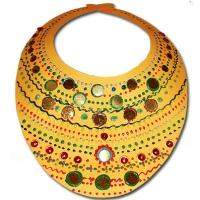Collier africain en forme de plastron