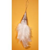 Décoration de Noël Cône et plumes