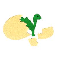 Petit dinosaure sortant de son oeuf