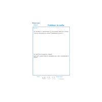 Probl&egrave;me de maths pour le CM1 - CM2 Exercice 1