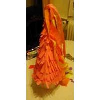 Grand chapeau de fée papier crépon