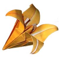 Fleur de lys origami