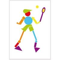 tableau joueur de tennis
