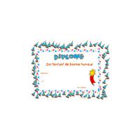 Diplôme enfant de bonne humeur
