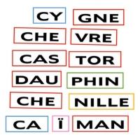 Etiquette de lecture du nom des animaux