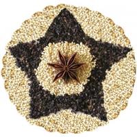 Mosaique légume secs