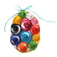 oeuf deoratif en quilling