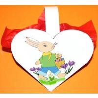 Instructions pour realiser une pochette coeur à bonbons