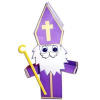 saint Nicolas en paper toy