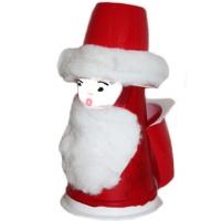 Père Noël en pot de yaourt