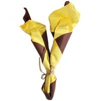 Pliage serviette : chandelle droite