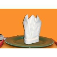 Pliage serviette fleur droite