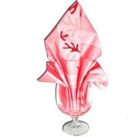 Pliage serviette en chandelle de Noël
