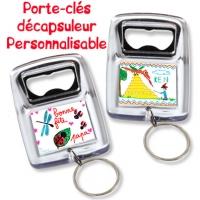 Porte-clés décapsuleur personnalisable