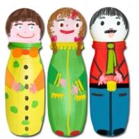 Jeu de quilles en personnages