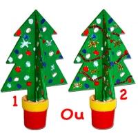 Decoration sapin en pot