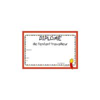 Diplôme de l'enfant travailleur