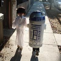 Princesse Leïa et R2D2