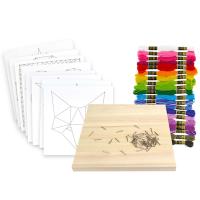 Le kit créatif pour 8 tableaux de string art assortis