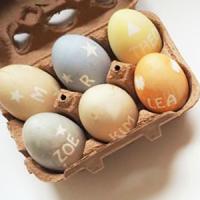 Chasse aux oeufs des prénoms :