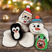 Comment décorer des galets pour Noël ?
