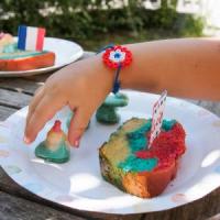 Le bracelet tricolore en perles à repasser :