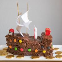 Le gateau en bateau de pirate