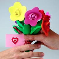 Un bouquet de fleurs :