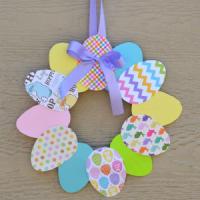 Un couronne d'oeufs :