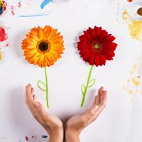 Des bricolages de printemps :