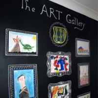 Le mur de craie noir :