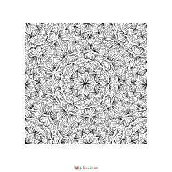 Verger d'été en mandala