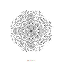 Coloriage Adulte Facile