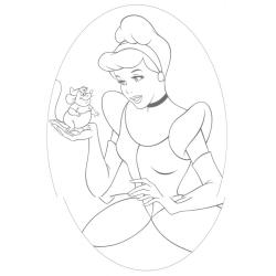 Coloriage Cendrillon #8