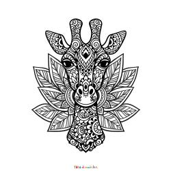 Coloriage d'un Coeur Mandala