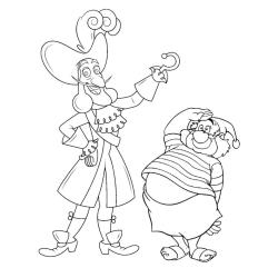 Coloriage de Peter Pan qui vole