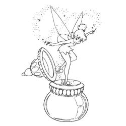 Coloriage de Capitaine Crochet et Wendy