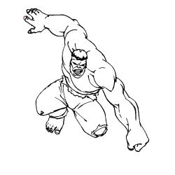 Coloriage de Hulk