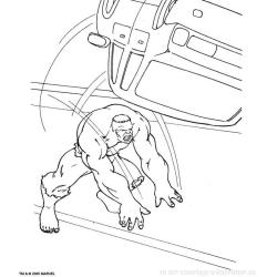 Coloriage de Hulk