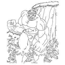 Coloriage de Hulk