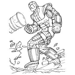 Coloriage de Iron Man