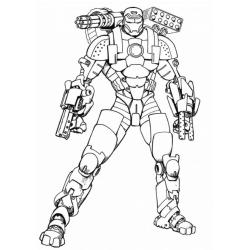 Coloriage de Iron Man