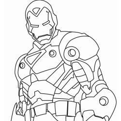 Coloriage de Iron Man