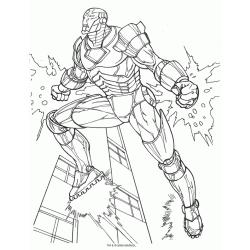 Coloriage de Iron Man