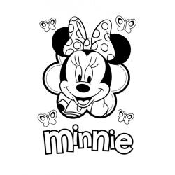 Coloriage de Mickey à Noël
