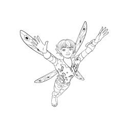 Retrouvez un coloriage de MO et imprimez un dessin gratuitement pour tous les petits amoureux de la série et du film MIA et moi. Page 04