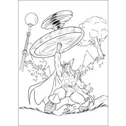 Coloriage de Thor