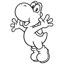 Dessin de Mario sur Yoshi