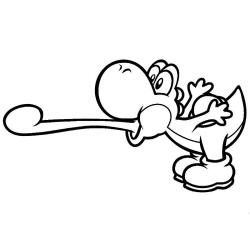 Coloriage de Yoshi gratuit