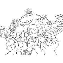 Coloriage des Avengers